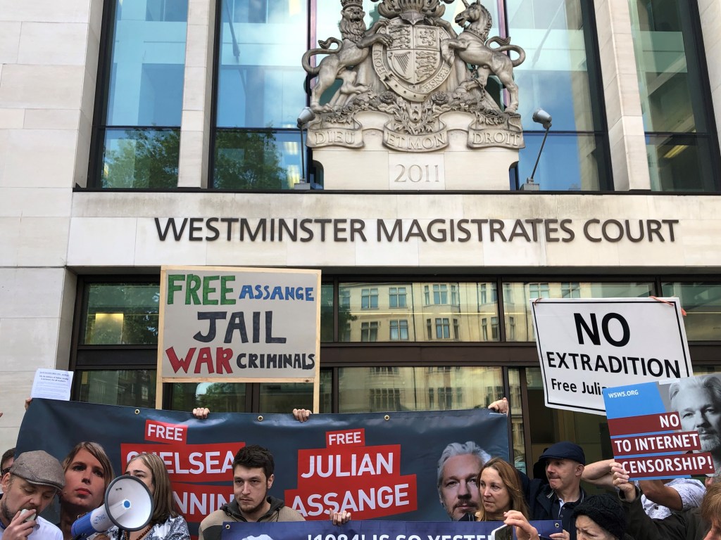 Thumbnail for Assange in prison hospital, no-show at extradition hearing