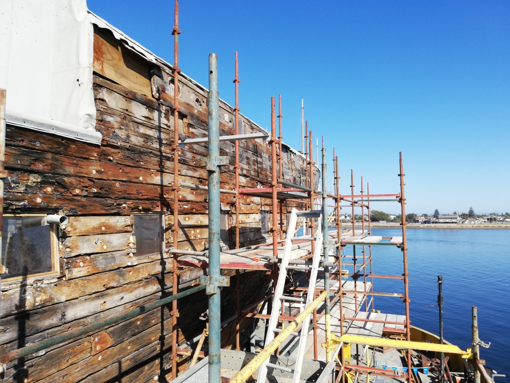 Thumbnail for Historic clipper ship City of Adelaide taking shape