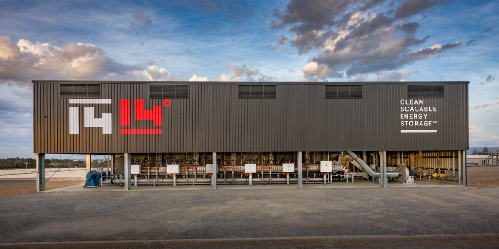 The 1414 Degrees pilot gas thermal energy storage plant at Glenelg North. Photo: Steve McCawley