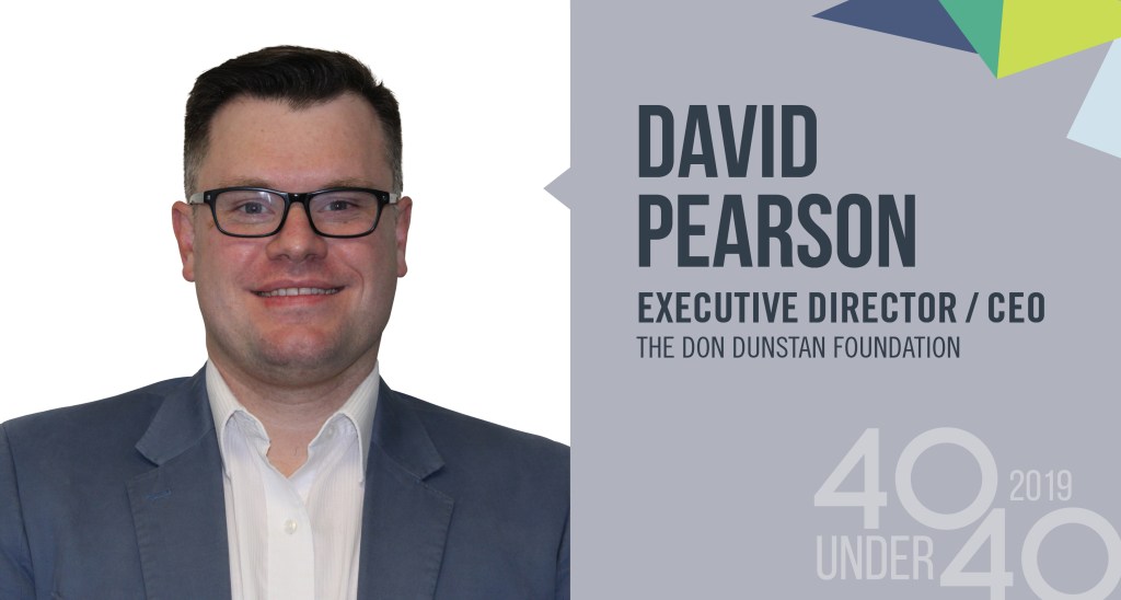 Thumbnail for 40 Under 40 winner of the day: David Pearson