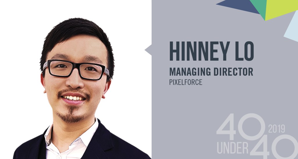 Thumbnail for 40 Under 40 winner of the day: Hinney Lo