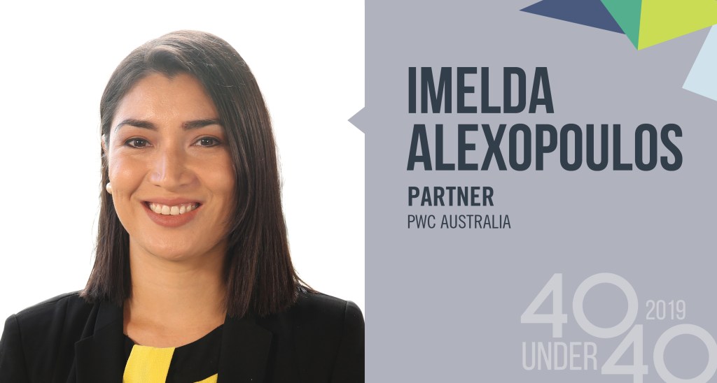Thumbnail for 40 Under 40 winner of the day: Imelda Alexopoulos