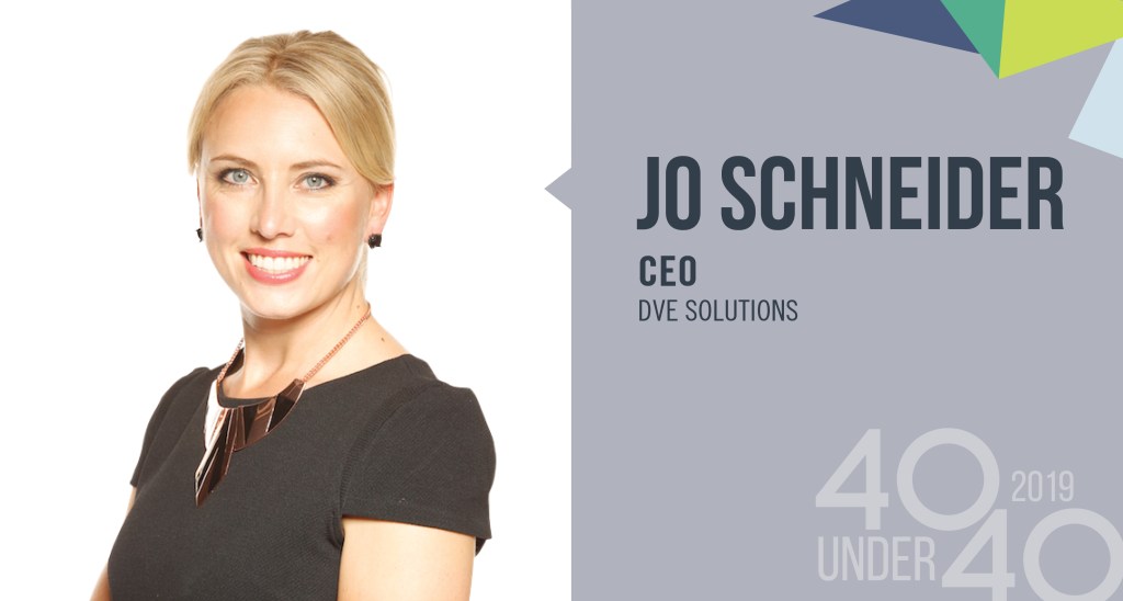 Thumbnail for 40 Under 40 winner of the day: Jo Schneider