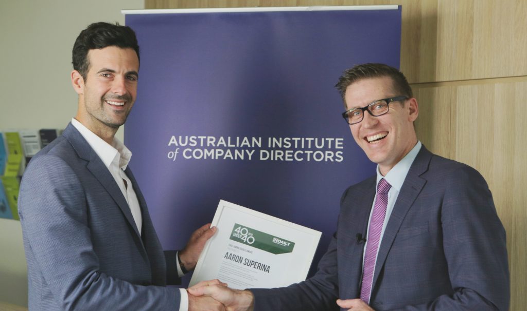 Thumbnail for 40 Under 40 winner of the day: Aaron Superina