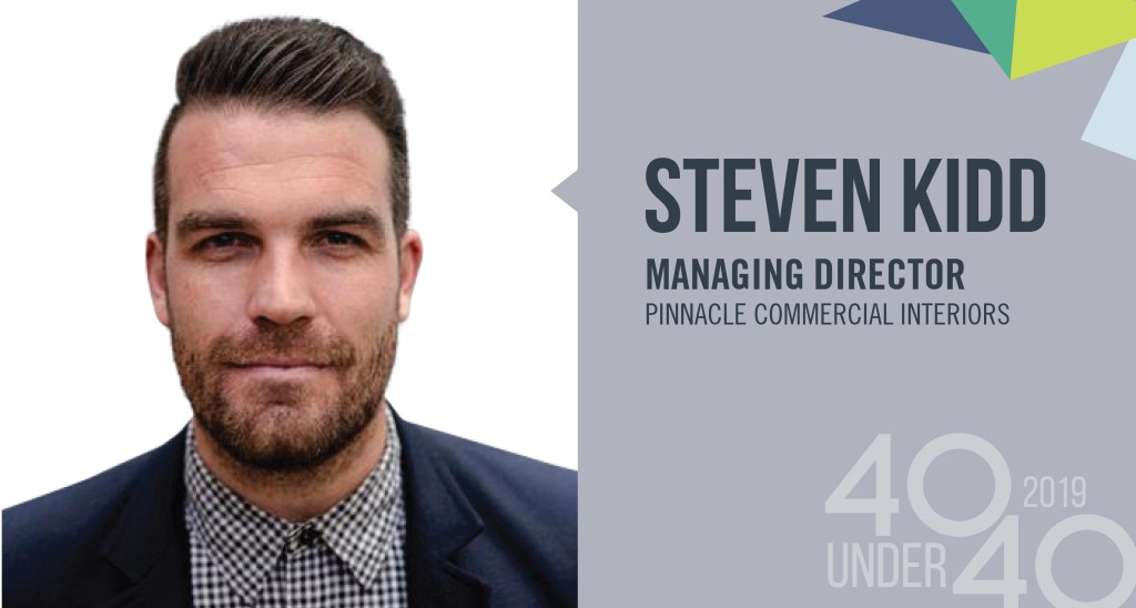 Thumbnail for 40 Under 40 winner of the day: Steven Kidd