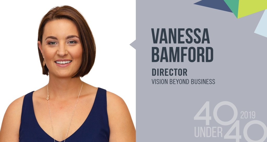 Thumbnail for 40 Under 40 winner of the day: Vanessa Bamford