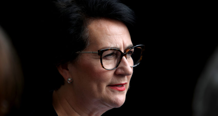 Attorney-General Vickie Chapman has defended her Department's decision over a domestic violence court assistance contract. Photo: Kelly Barnes / AAP 