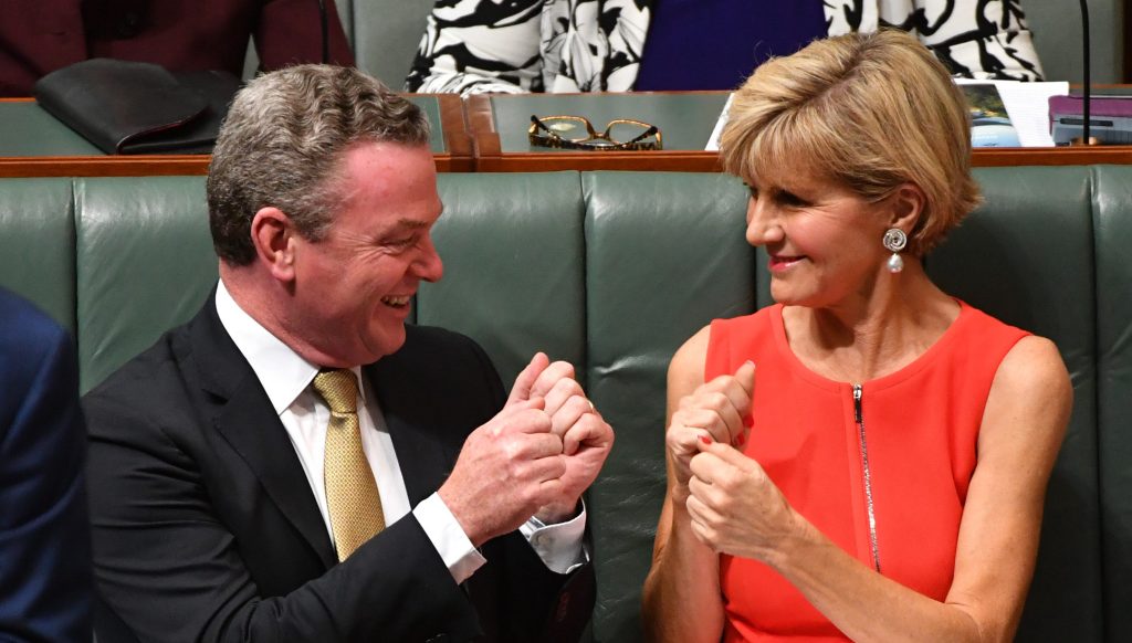 Thumbnail for Pyne and Bishop cleared by inquiry into post-politics jobs