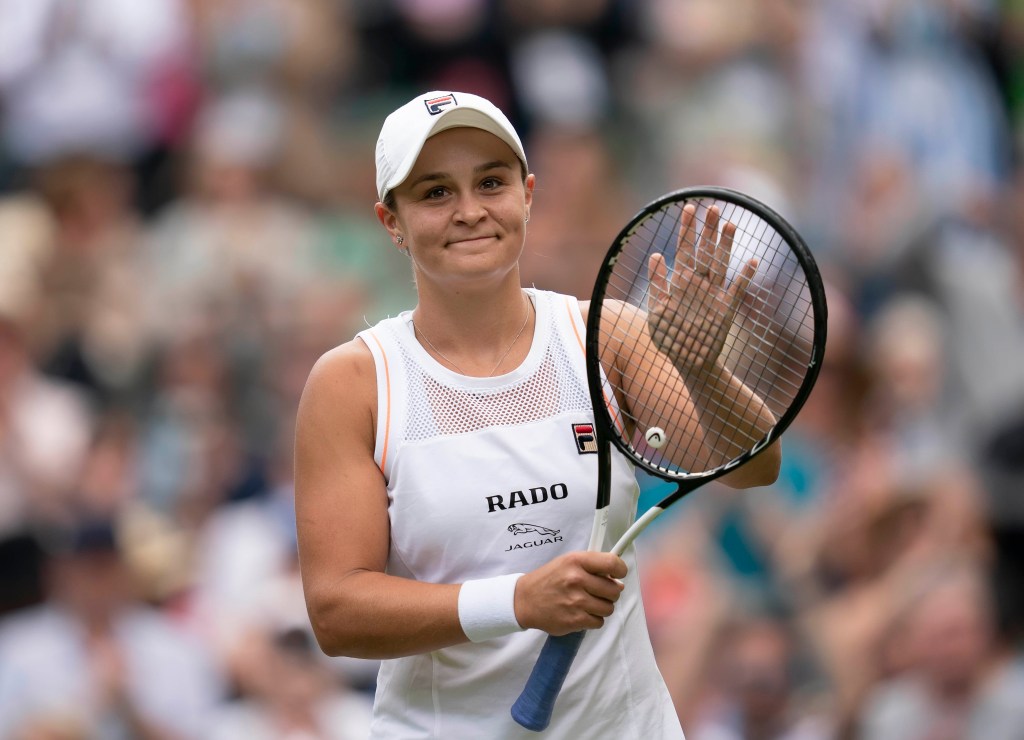 Thumbnail for World number one Barty into Wimbledon second round
