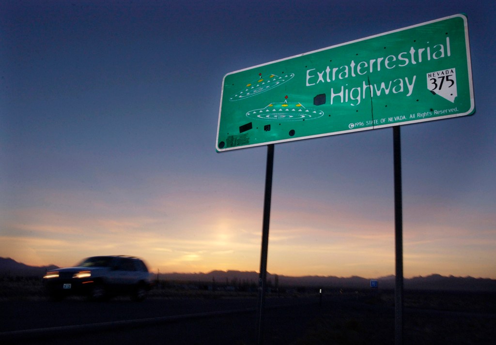 An internet call for the public to storm the secret Area 51 in the Nevada Desert has been "highly discouraged" by the US Air Force. Photo: AP/Laura Rauch