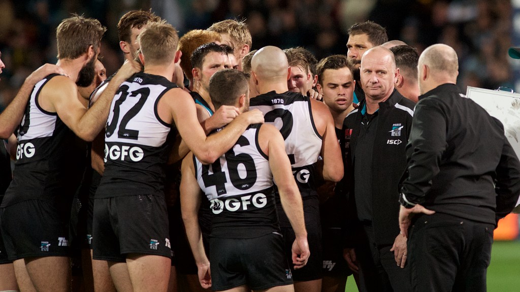 Port coach Ken Hinkley is promising to change things up. Photo: Michael Errey/InDaily