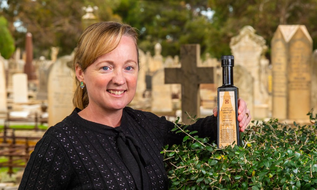 Thumbnail for Adelaide olive oil with a grave history