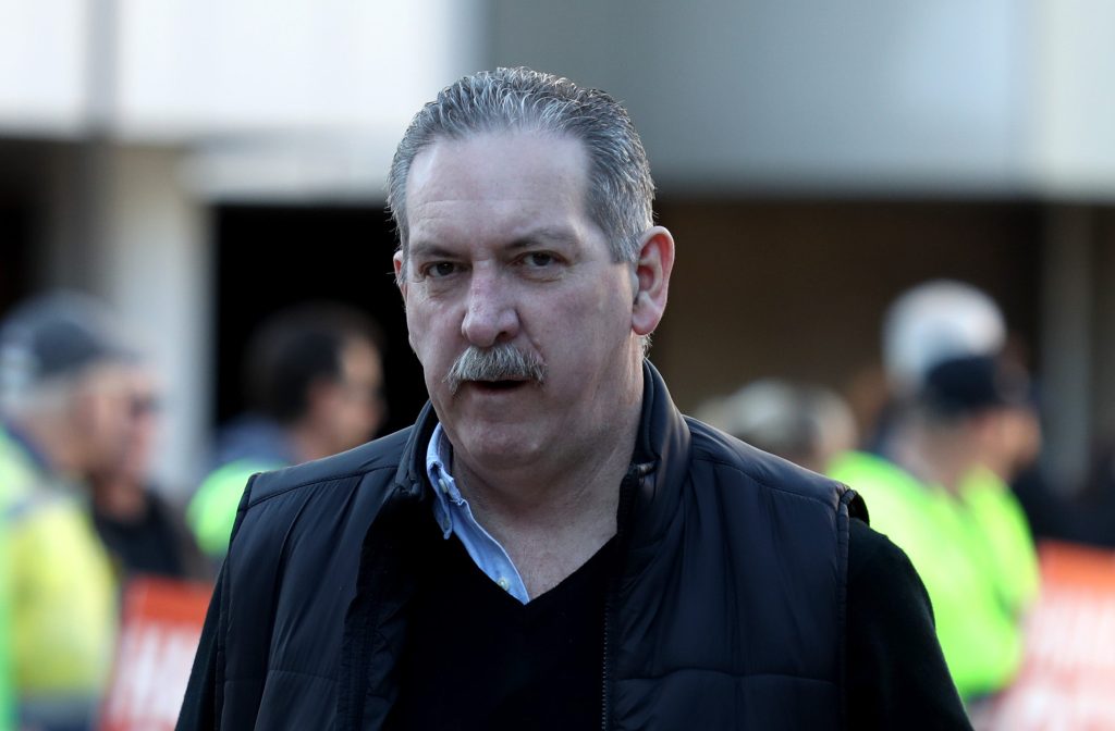 Former state president Steve Murray arriving at this month’s state Liberal AGM. Photo: Kelly Barnes / AAP