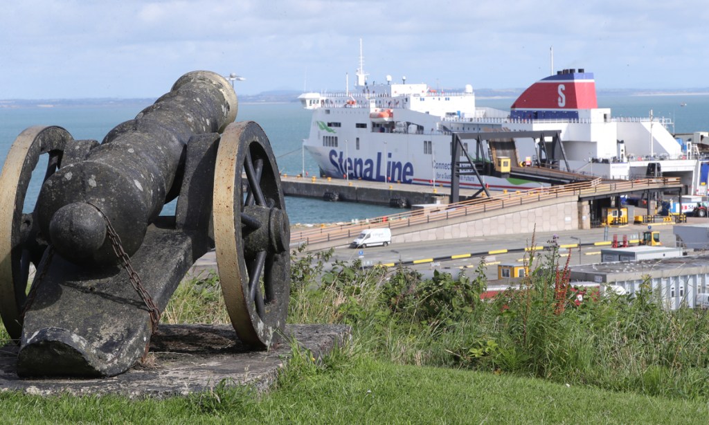 A general view of the Stena Horizon ferry at Rosslare Europort in Co Wexford, Ireland.. Picture date: Monday August 19, 2019. Fresh concerns have been raised about the prospect of a no-deal Brexit following the leak of a confidential Whitehall dossier on the Operation Yellowhammer contingency plans. See PA story POLITICS Brexit. Photo credit should read: Niall Carson/PA Wire