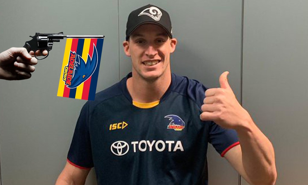 Josh Jenkins giving an impromptu reassuring thumbs-up, entirely of his own volition last week.