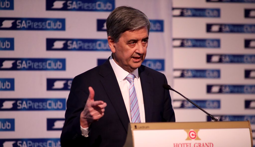 Treasurer Rob Lucas wants conciliation with the teachers' union - but won't be offering more money. Photo: AAP/Kelly Barnes