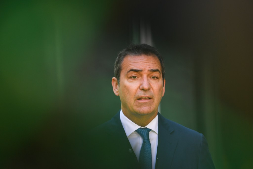 Premier Steven Marshall. Photo: AAP/Lukas Coch