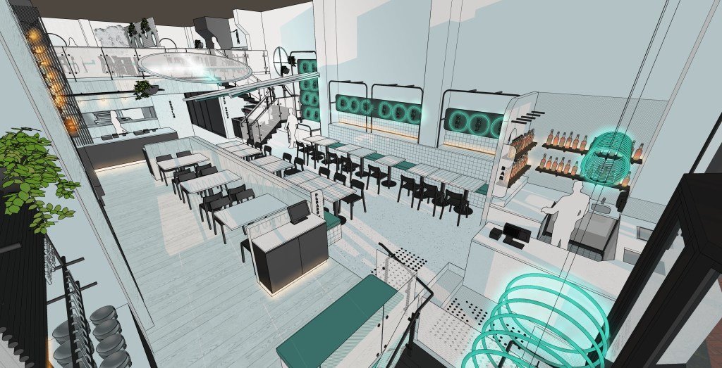 An artist render of Chao Chow. Image courtesy of Mike Darvill / Faculty Design 