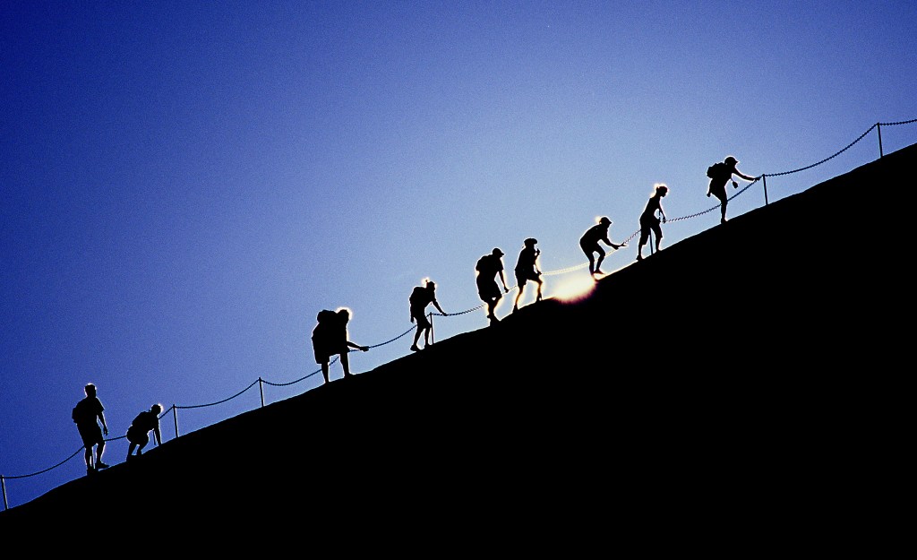 Thumbnail for Crowds rock up for Uluru’s last climb