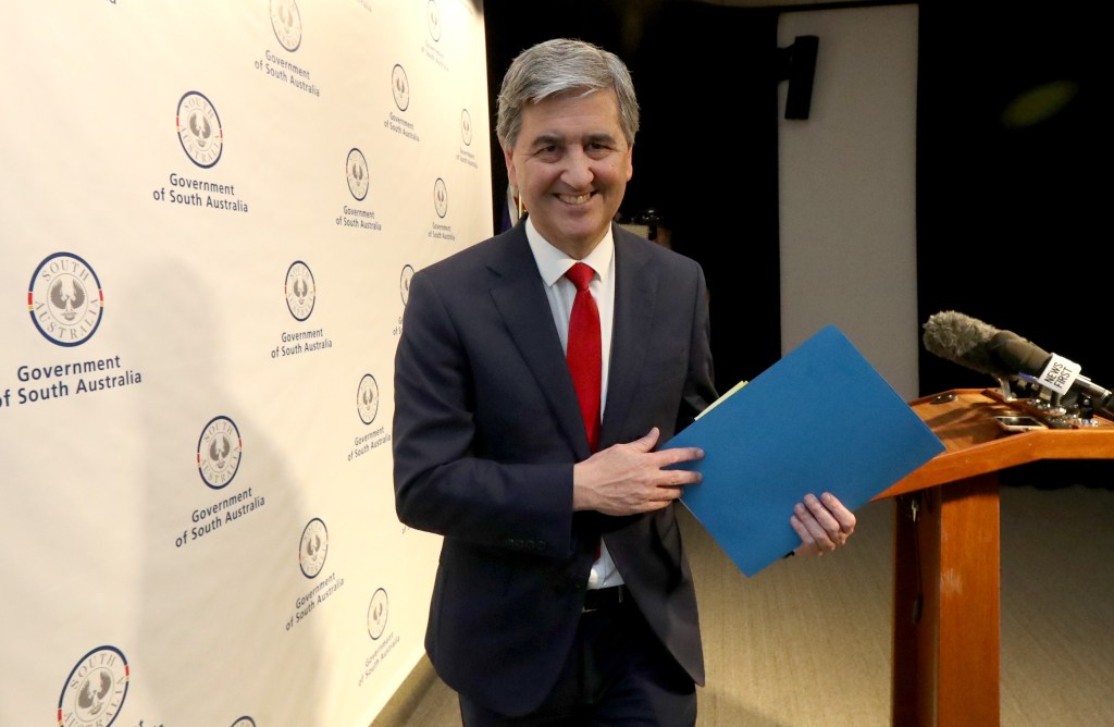 South Australian Treasurer Rob Lucas. Photo: Kelly Barnes / AAP