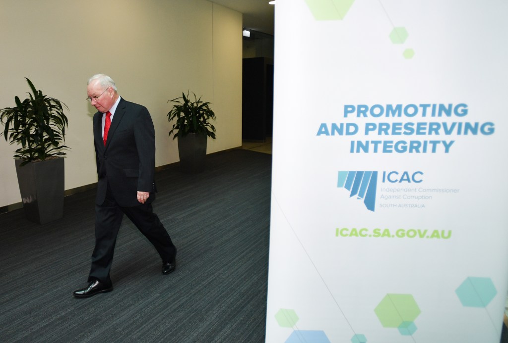 Former Independent Commissioner Against Corruption Bruce Lander. Photo: David Mariuz/AAP