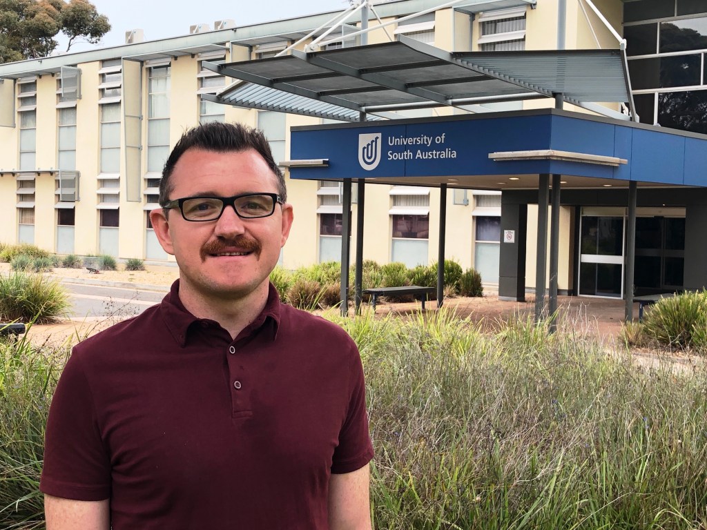 Being able to study at regional University of South Australia campus has enabled Jeffrey Harvey to give back to his hometown of Whyalla.