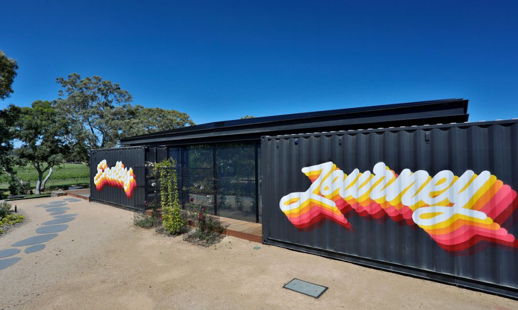 New artwork adorns the Mitolo restaurant and tasting room. Photo: Tony Lewis / InDaily