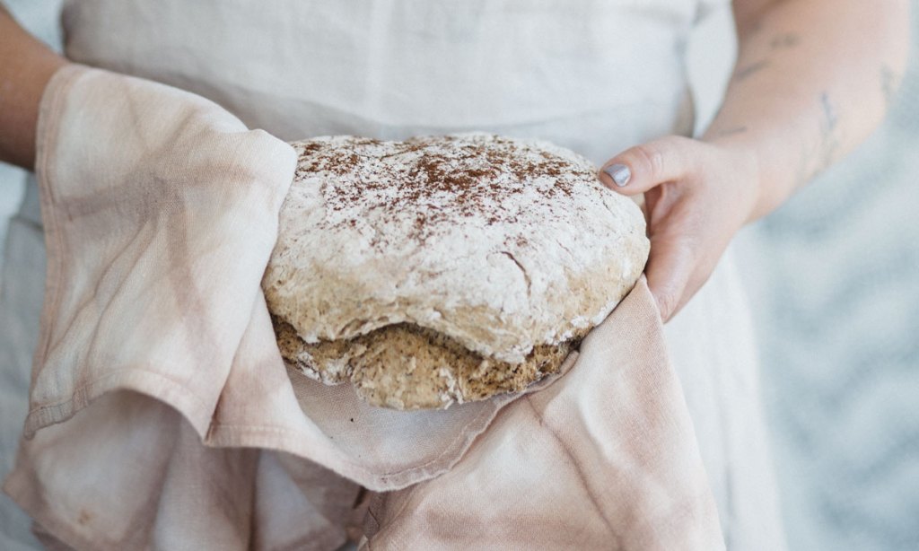 Damien's Damper, from the Warndu Mai cookbook. Photo: Luisa Brimble