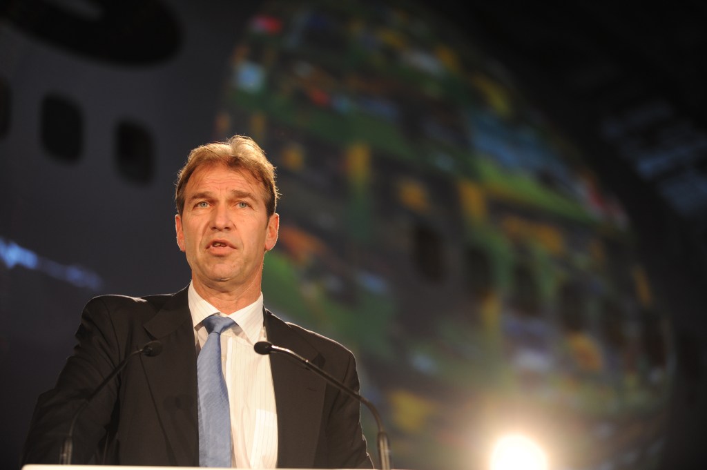 Pim Verbeek announcing the Socceroos' World Cup squad in 2010. Photo: AAP/Dean Lewins