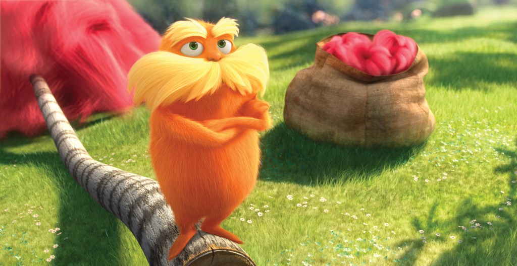 "I am the Lorax, who speaks for the trees, which you seem to be repurposing in an exciting project to maintain biodiversity as fast as you please". Photo: AP/Universal Pictures