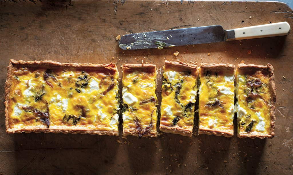 Thumbnail for Matthew Evans’ Spring Garlic and Spinach Tart