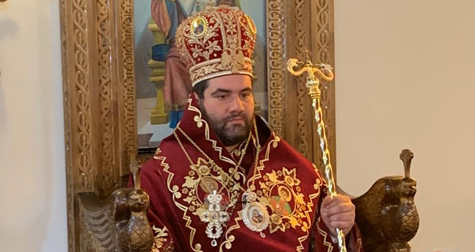 The profile photo of Bishop Chrysostomos's now-deactivated Facebook page.