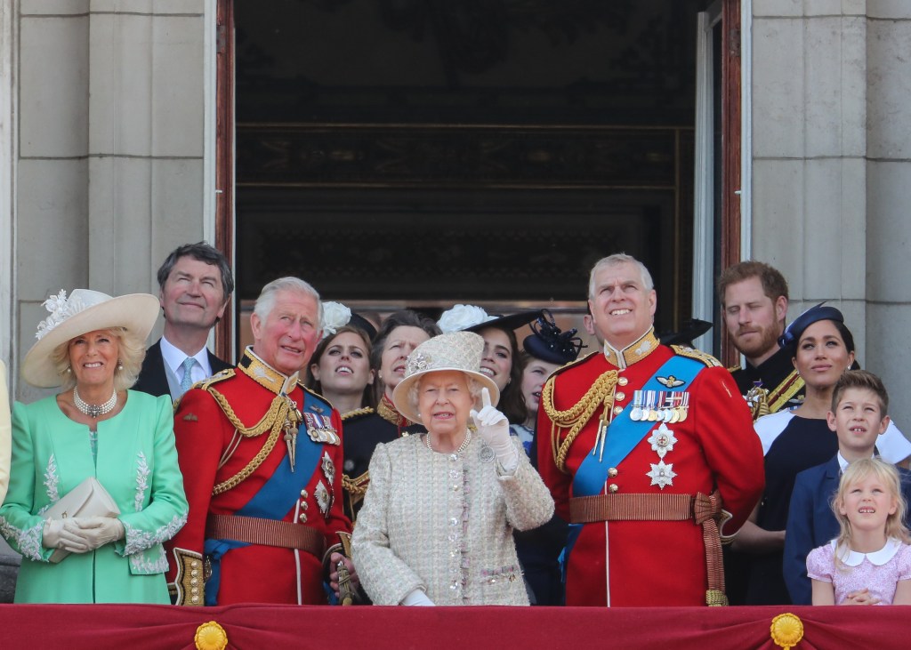 The Queen flanked by Prince Charles and Prince Andrew at this year's Queen's birthday parade.
Photo: John Rainford/Cover Images