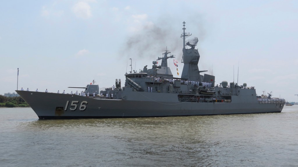 Thumbnail for Australian warship heads for disputed Gulf