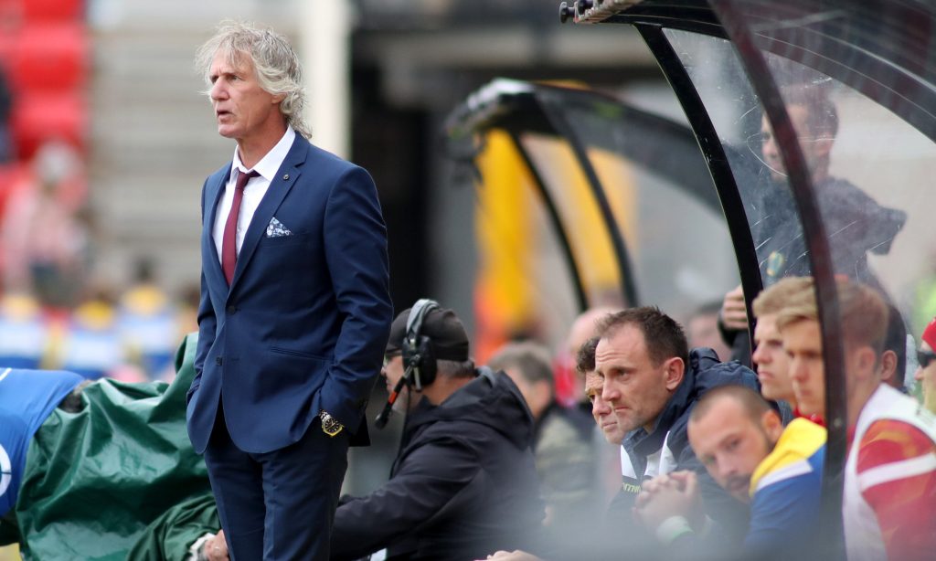 Adelaide United coach Gertjan Verbeek needs to change things up on the pitch. Photo: AAP/Kelly Barnes