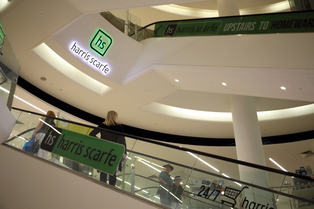 Harris Scarfe Rundle Mall. Photo: Tony Lewis/InDaily