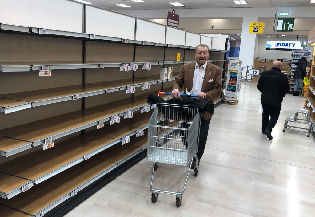 Thumbnail for Empty shelves in a crisis: panic buying, or calm preparation?