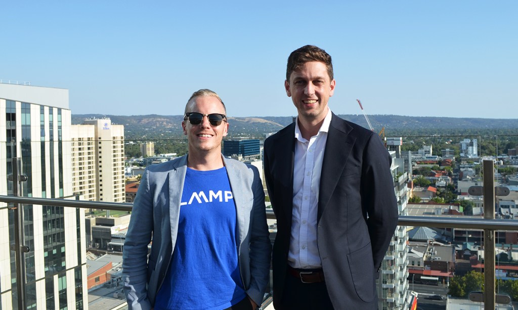 Tim Angel and Anton Andreacchio met through InDaily's 40 Under 40 program and are now working together on global products. Photo: Kiara Tainton.