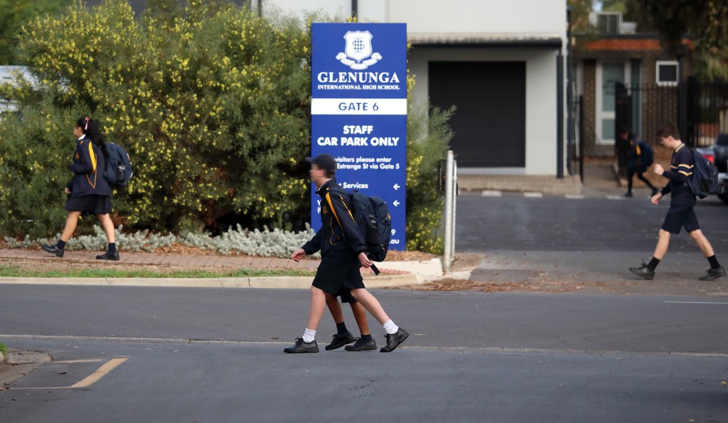 Students will return to school in Adelaide today. Photo: Tony Lewis/InDaily
