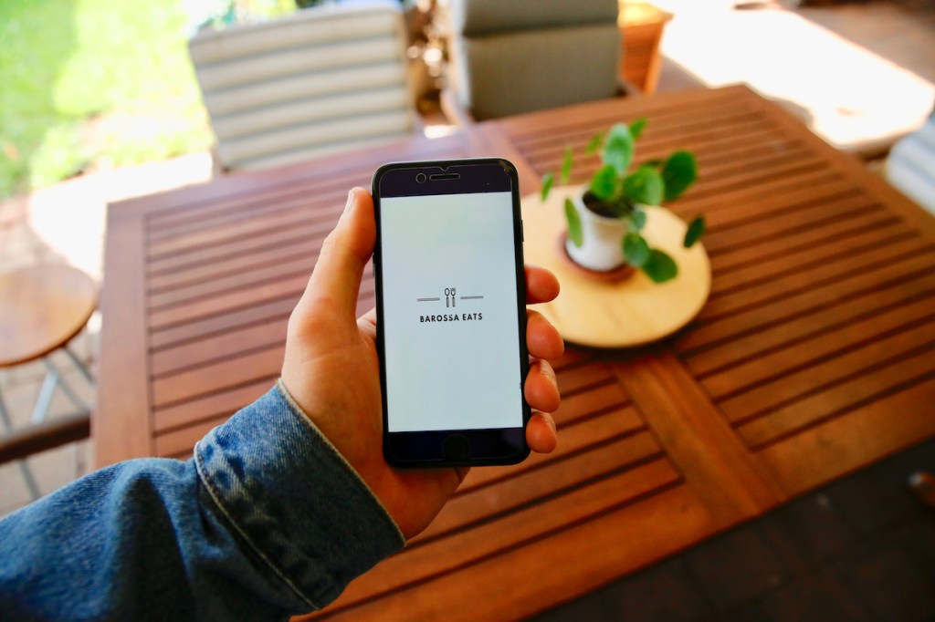 The Barossa Eats delivery and takeaway app is expected to be live within a week.