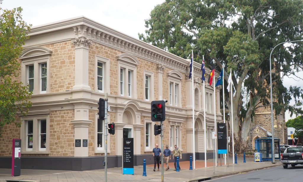 Unley Town Hall. Photo: Stephanie Richards/InDaily