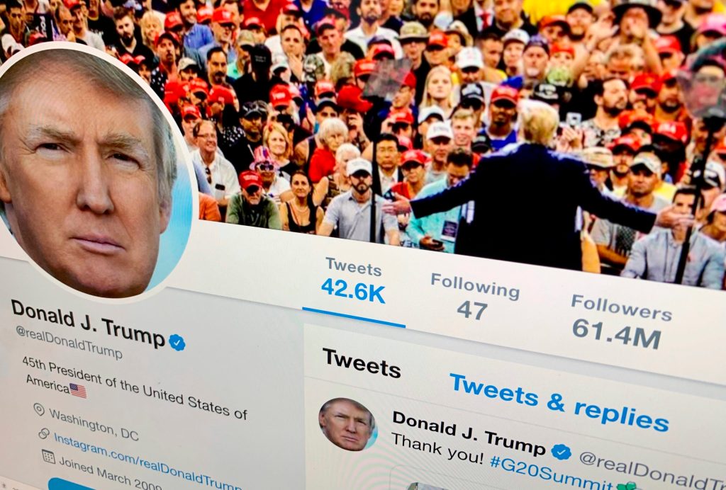 Thumbnail for Trump explodes after Twitter fact-checks one of his tweets