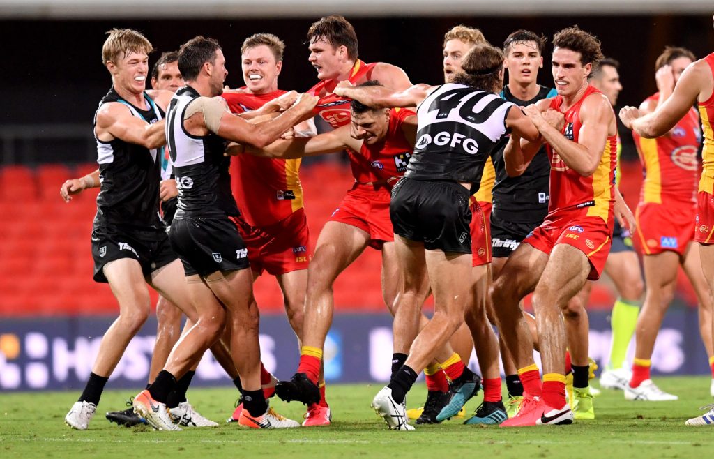 The SA teams are heading back to the Gold Coast. Photo: Darren England / AAP