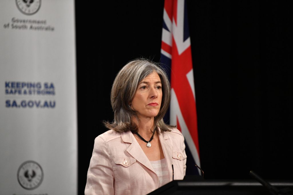 South Australian Chief Public Health Officer Professor Nicola Spurrier. Photo: AAP/David Mariuz