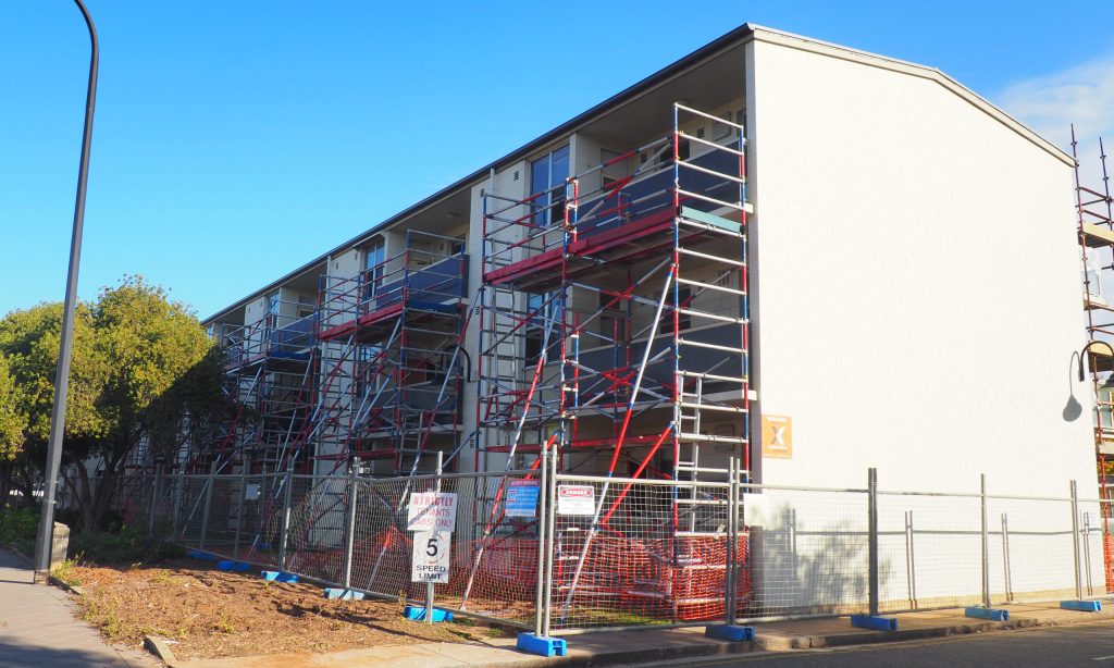 Thumbnail for Work begins at neglected Parkside public housing block