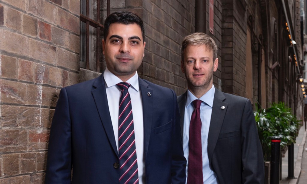 Archer CEO and co-inventor of the ¹²CQ chip technology Dr Mohammad Choucair (left) and Quantum Technology Manager Dr Martin Fuechsle. 