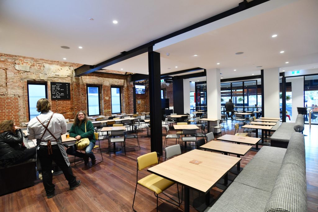 The Strathmore Hotel in Adelaide. From today, venues can host up to 300 people - as long as they have space for distancing. Photo: AAP/David Mariuz