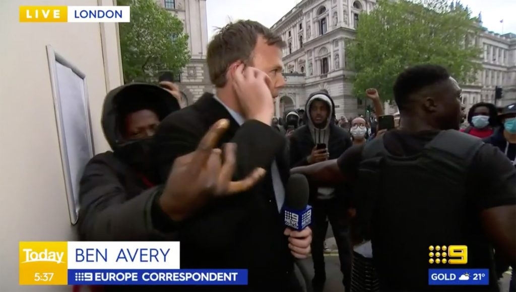 Thumbnail for “They were just coming at us”: SA reporter in firing line of London protests