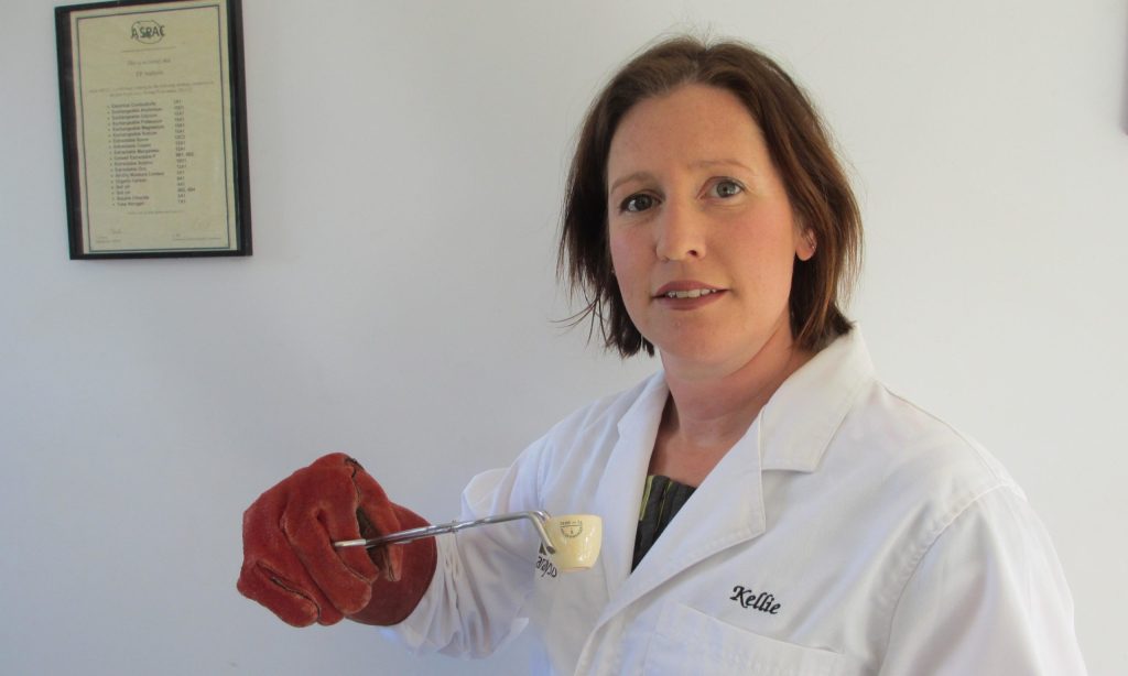 Analytical chemist Kellie Taylor owns EP Analysis, a soil, water and environment testing service in Cummins.