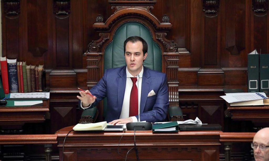 Vincent Tarzia in his previous role as Speaker. Photo: Tony Lewis / InDaily